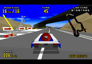 Virtua Racing Deluxe (E) Screenshot 1